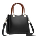 Women’s Leather Plain Shoulder Bag