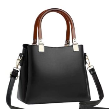 Women’s Leather Plain Shoulder Bag