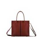 Stylish Maroon PU Leather Shoulder Bag for Girls – 1 Pc