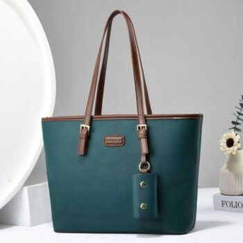 Versatile Women’s Rexine Tote Bag – 1 Pc in Stunning Colors