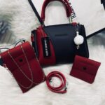 Women’s Rexine Plain Hand Bag Set