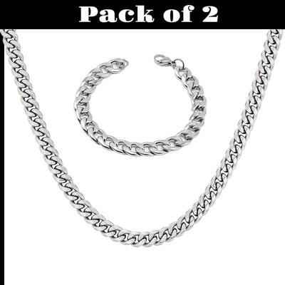 Men’s Chain And Bracelet Set