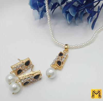Egyptian Design Gold Plated Kundan Necklace Set