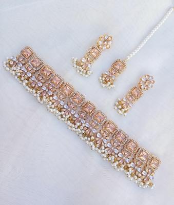 Luxury Gold Plated Bridal Set – 3 Pcs Adjustable Design
